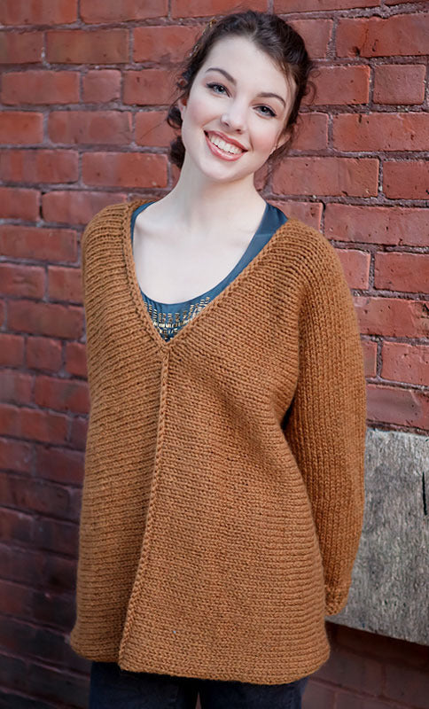 Buckland Pullover in Berroco Peruvia Quick Chunky PDF (Free)