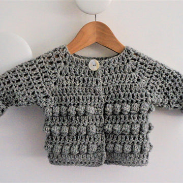 Baby Crochet Bobbles cardigan