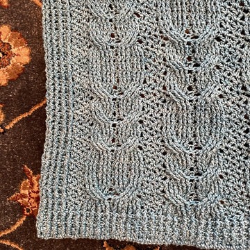 Babies LOVE Cables Baby Blanket