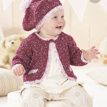 Sirdar 1424 Jacket and Beret