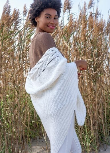 Peiros Shawl Wrap Knitting Pattern