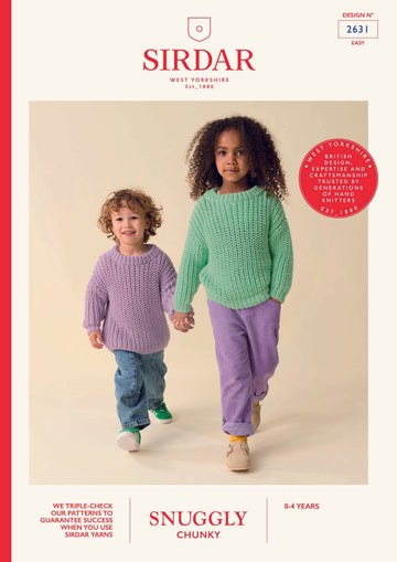 Scandi Rib Sweater  in Sirdar Snuggly Chunky  2631 PDF