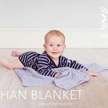 MillaMia Johan Baby Blanket Knitting Pattern