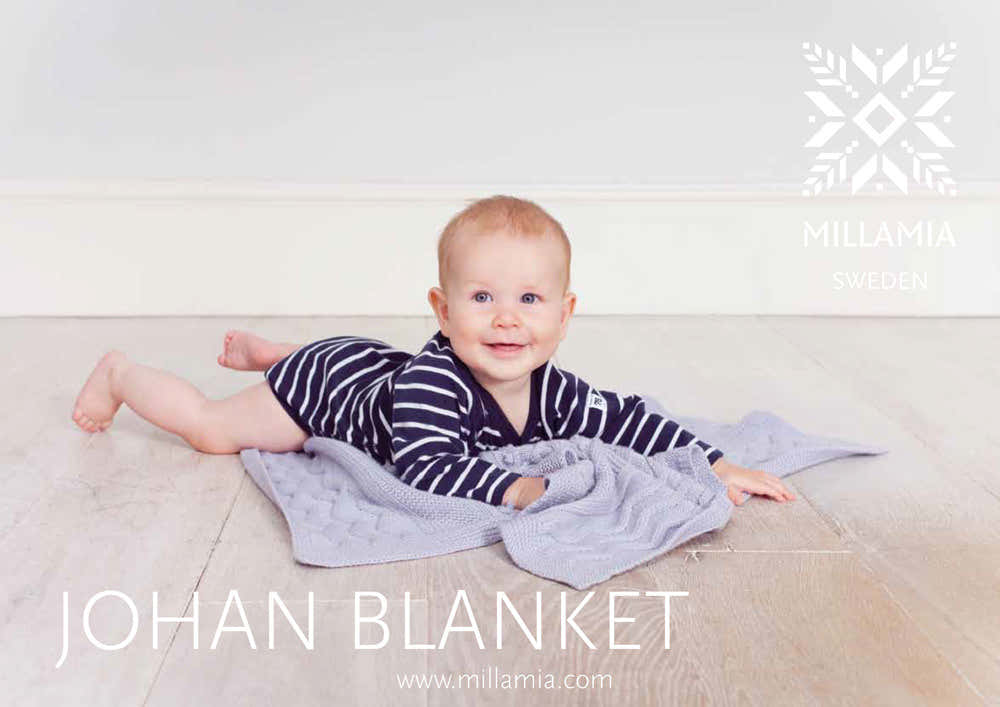 MillaMia Johan Baby Blanket Knitting Pattern