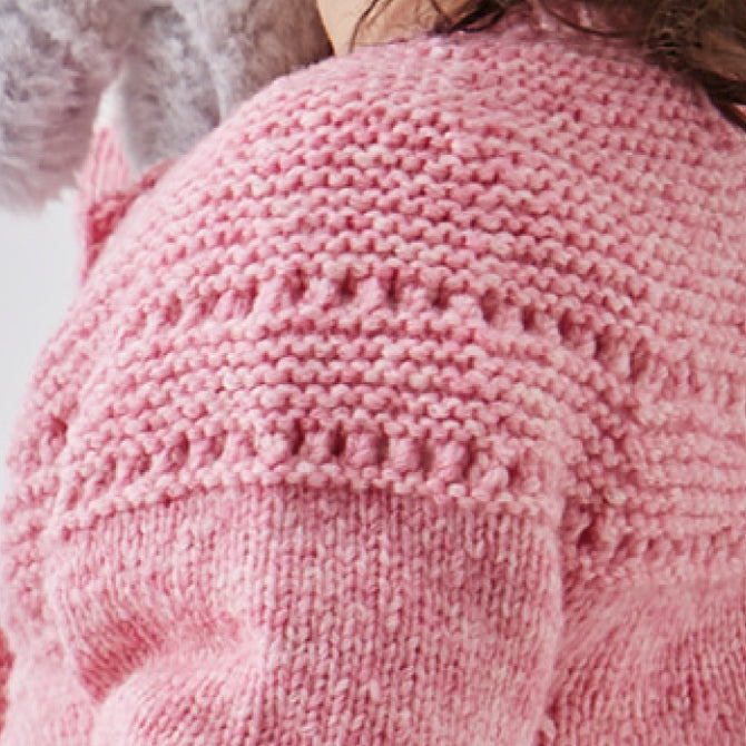 Sirdar Lace Yoked Cardigan Knitting Pattern