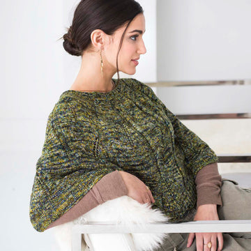 Malabrigo Clover Cape Knitting Pattern