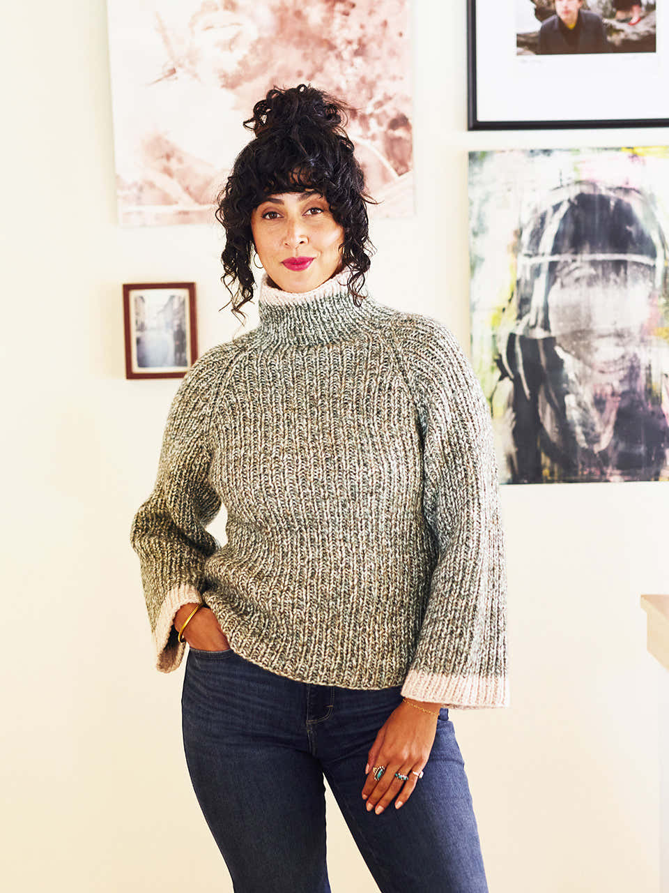 Peltier Pullover in Berroco Stratto