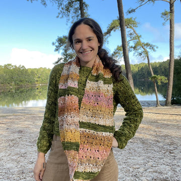 Lace Checks Cowl