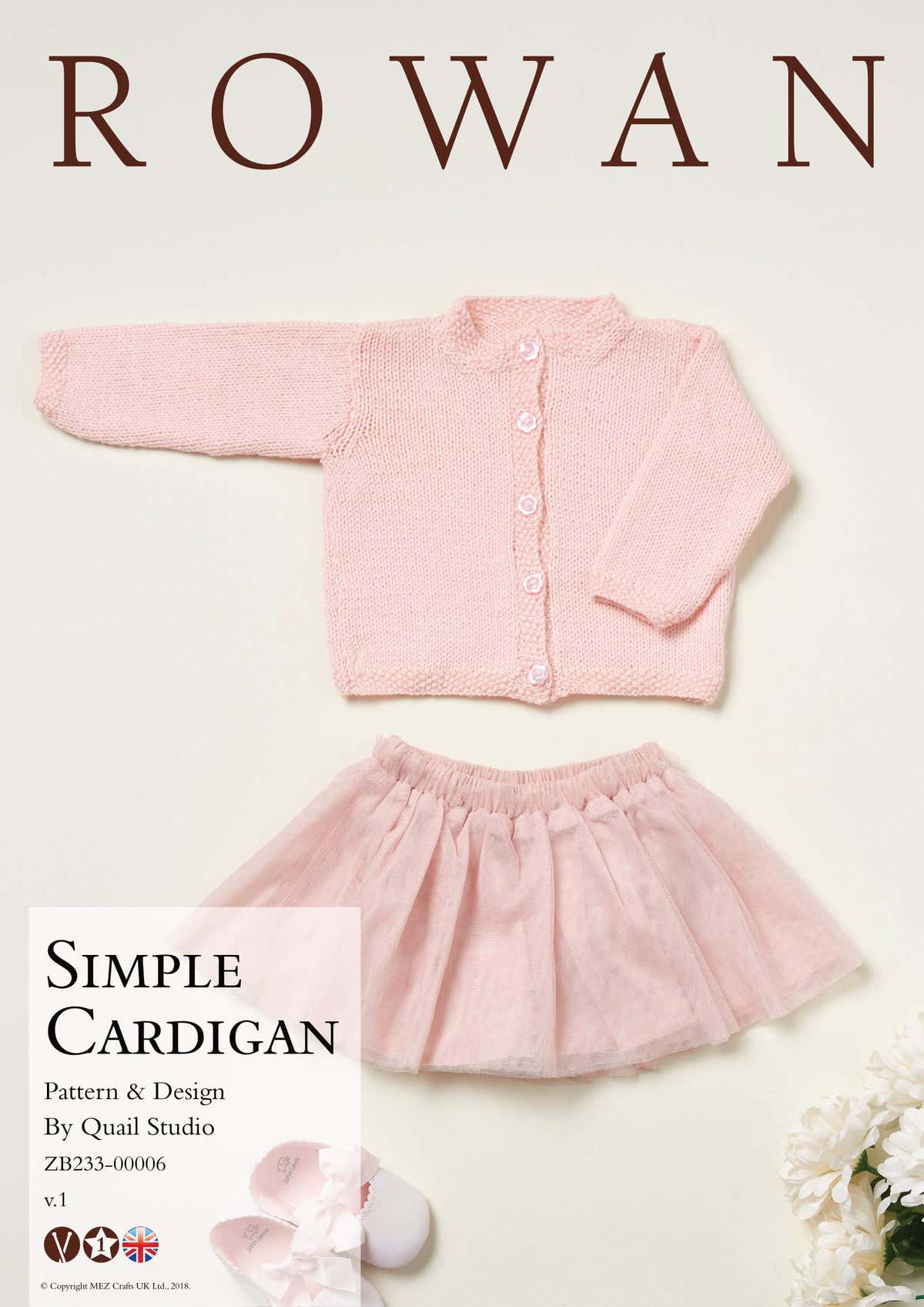 Rowan Simple Cardigan Knitting Pattern