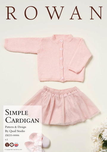Rowan Simple Cardigan Knitting Pattern