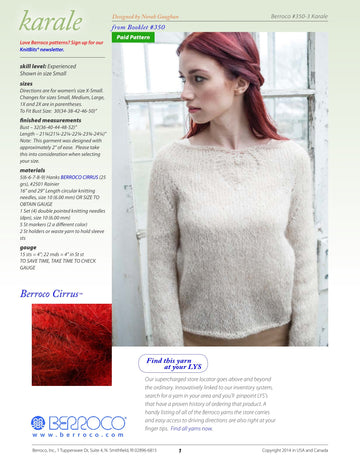 Berroco 350 Karale PDF