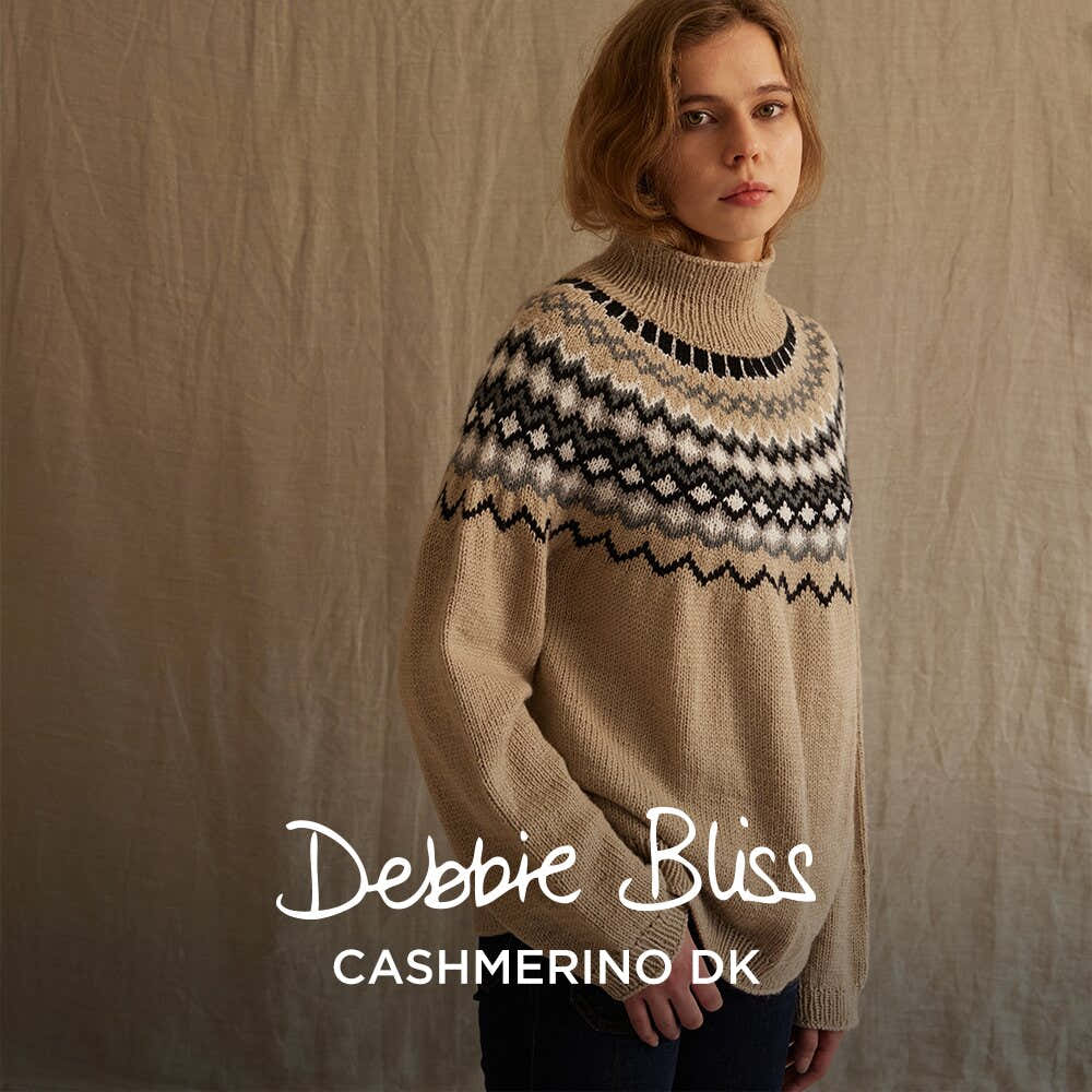 Debbie Bliss Lola Fairisle Yoke Sweater Knitting Pattern