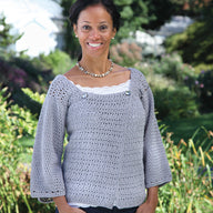 Valley Yarns Fleur de Sel Cardigan Crochet Pattern