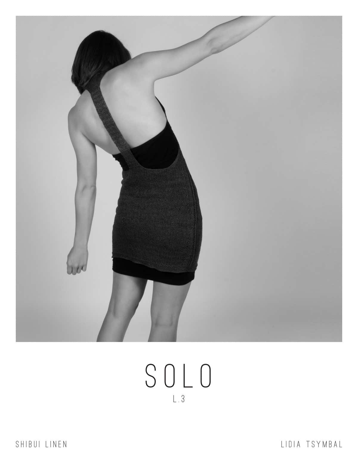 Shibui Knits Solo L. Dress Knitting Pattern
