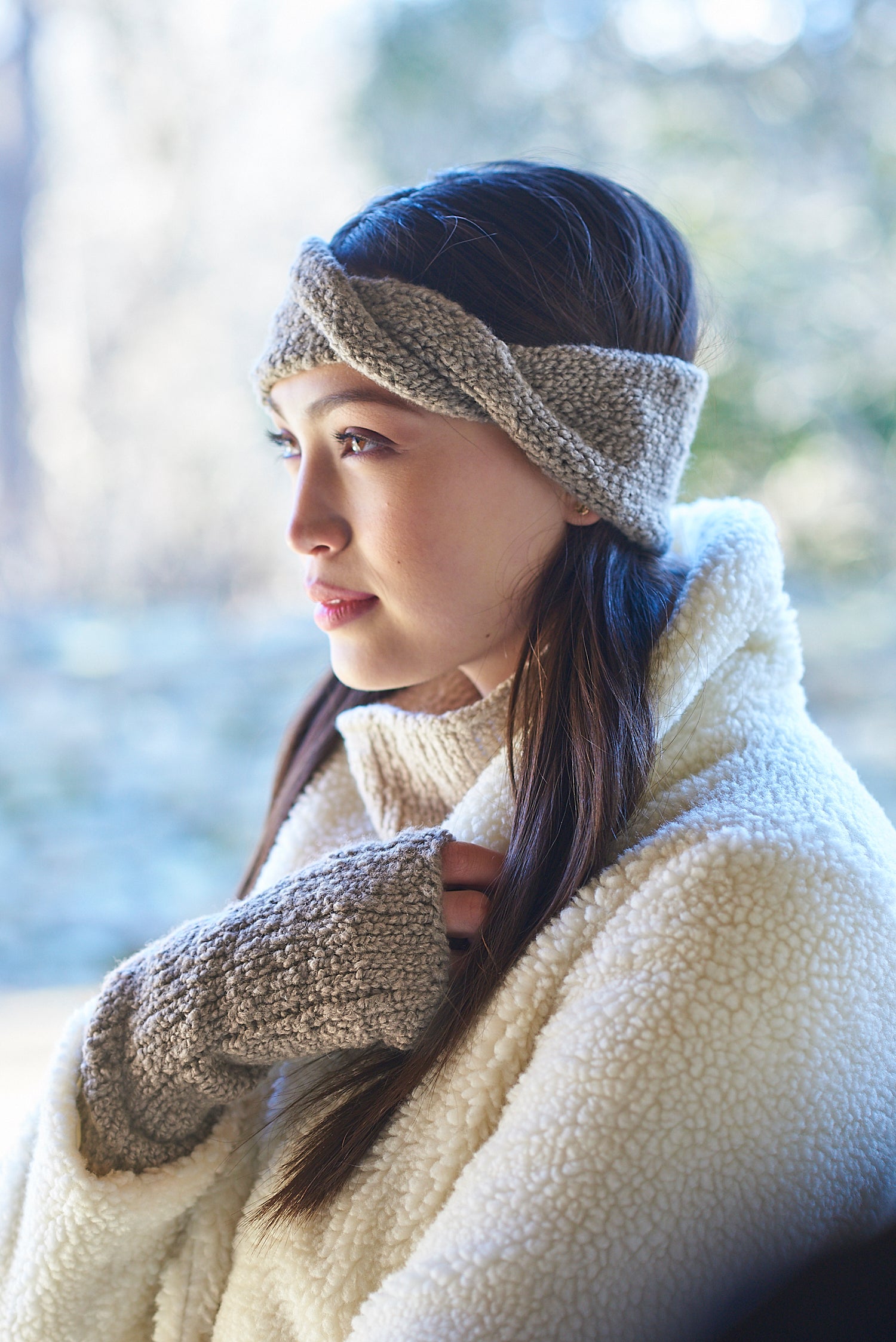 Hilda Hat, Headband & Mittens Accessory Knitting Pattern