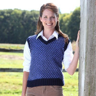 Valley Yarns Thorn Tweed Vest Knitting Pattern