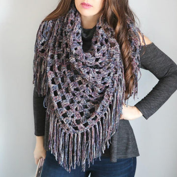 Shimmer Triangle Shawl