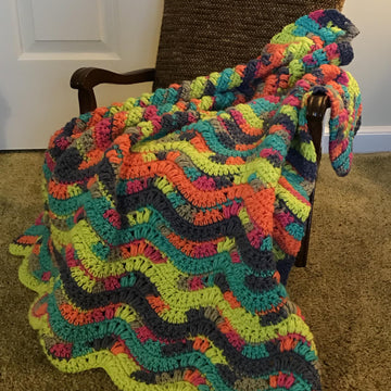 EASY Wild & Wavy Baby Blanket