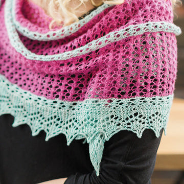 SweetGeorgia Angi Shawl Wrap Knitting Pattern