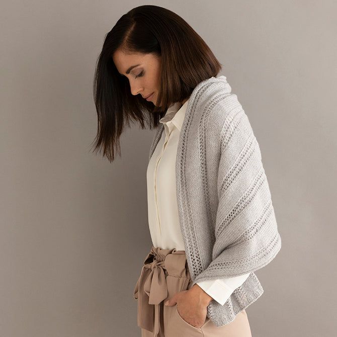 String Melanie Shawl Wrap Knitting Pattern