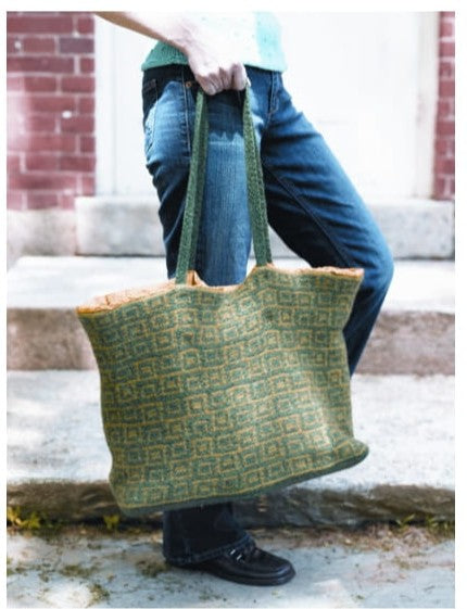 Valley Yarns Thornes Market Bag Knitting Pattern