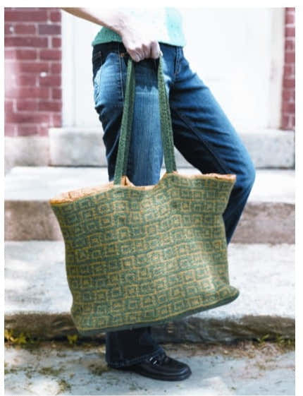 Valley Yarns Thornes Market Bag Knitting Pattern