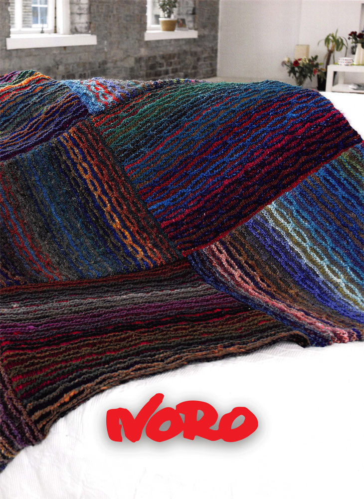 Noro Blythe Blanket Knitting Pattern