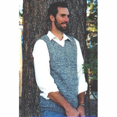 215 Basic Vest For Men Knitting Pattern