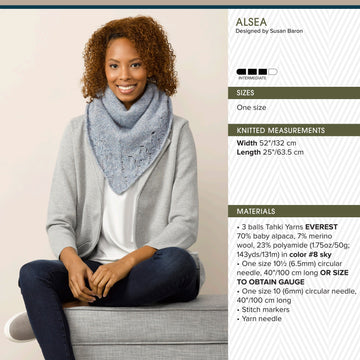 Tahki Yarns Alsea Knitting Pattern