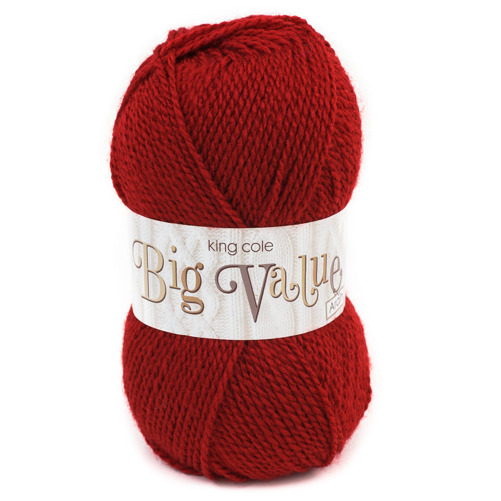 King Cole Big Value Aran Yarn - Acrylic Aran