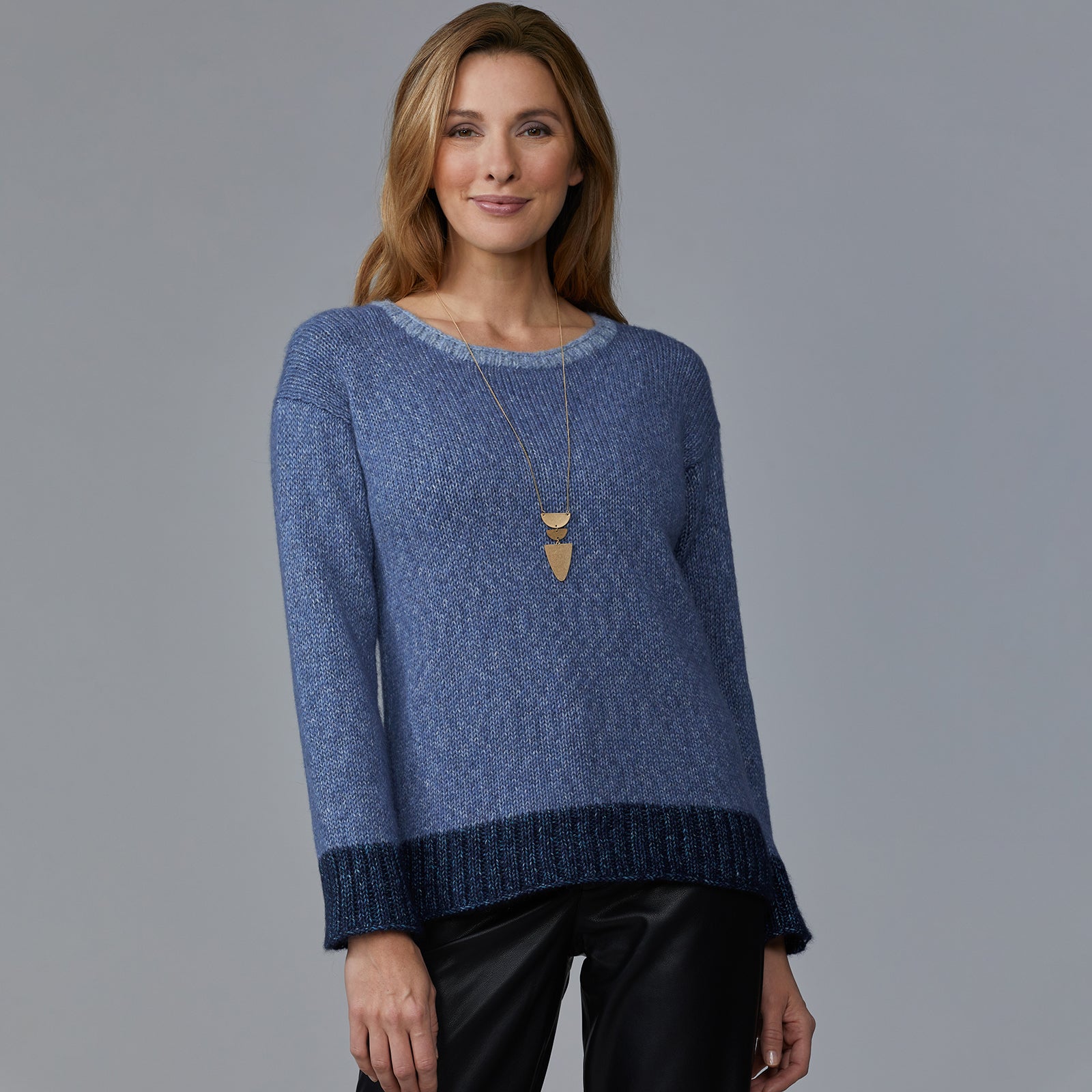 Stacy Charles Fine Yarns Brooklyn Pullover Knitting Pattern