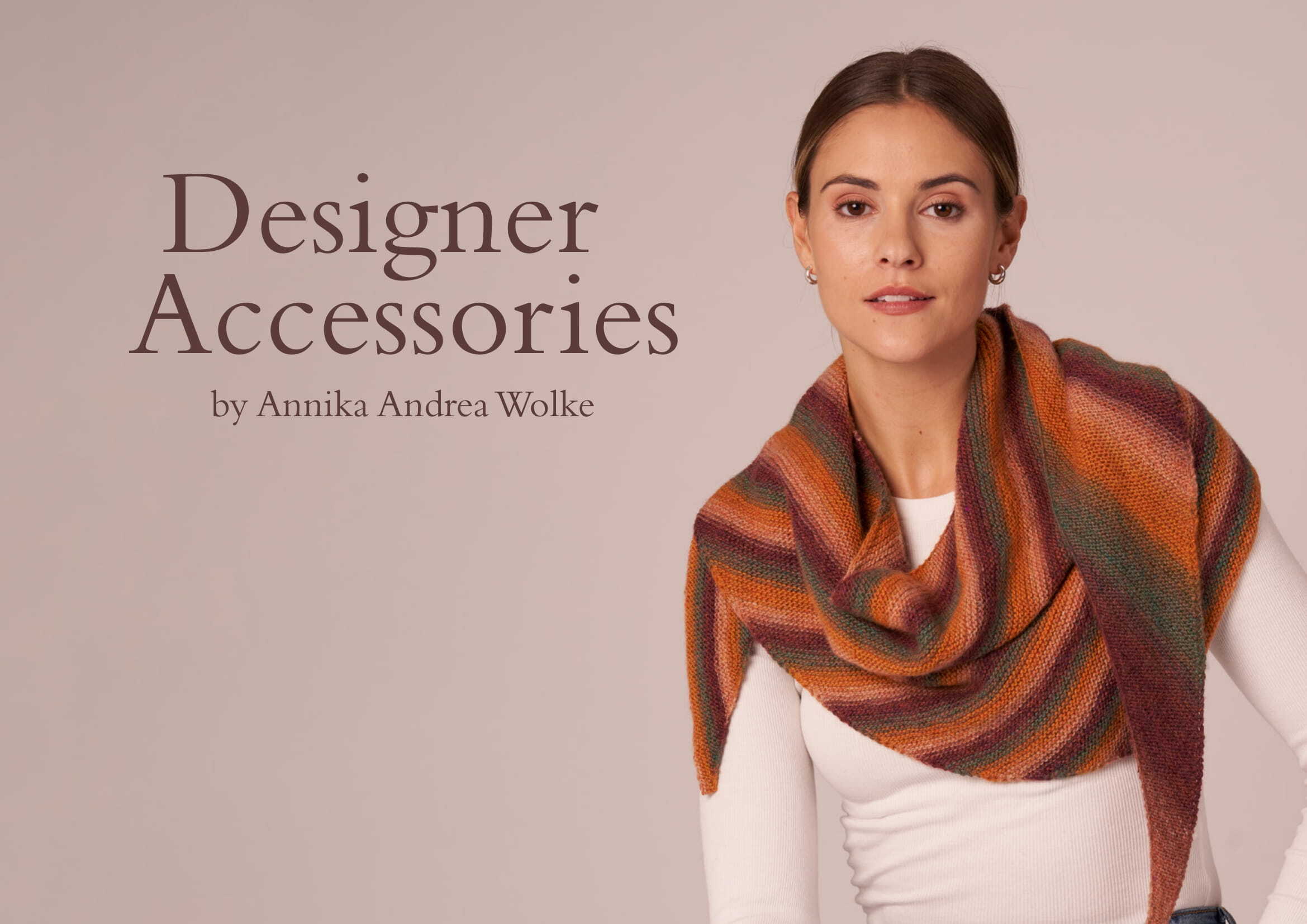 Designer Accessories Scarf Knitting Pattern