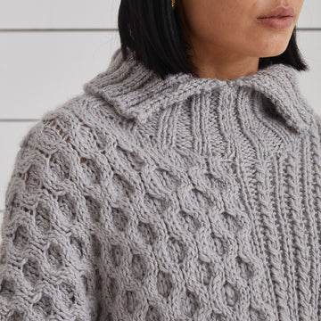 Debbie Bliss Aurelia Textured Sweater Knitting Pattern