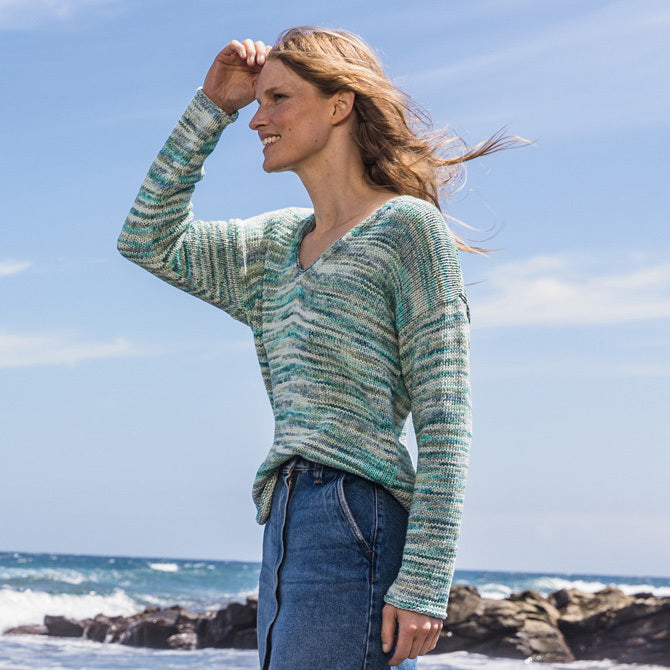 Lana Grossa 15 Pullover Jumper Knitting Pattern