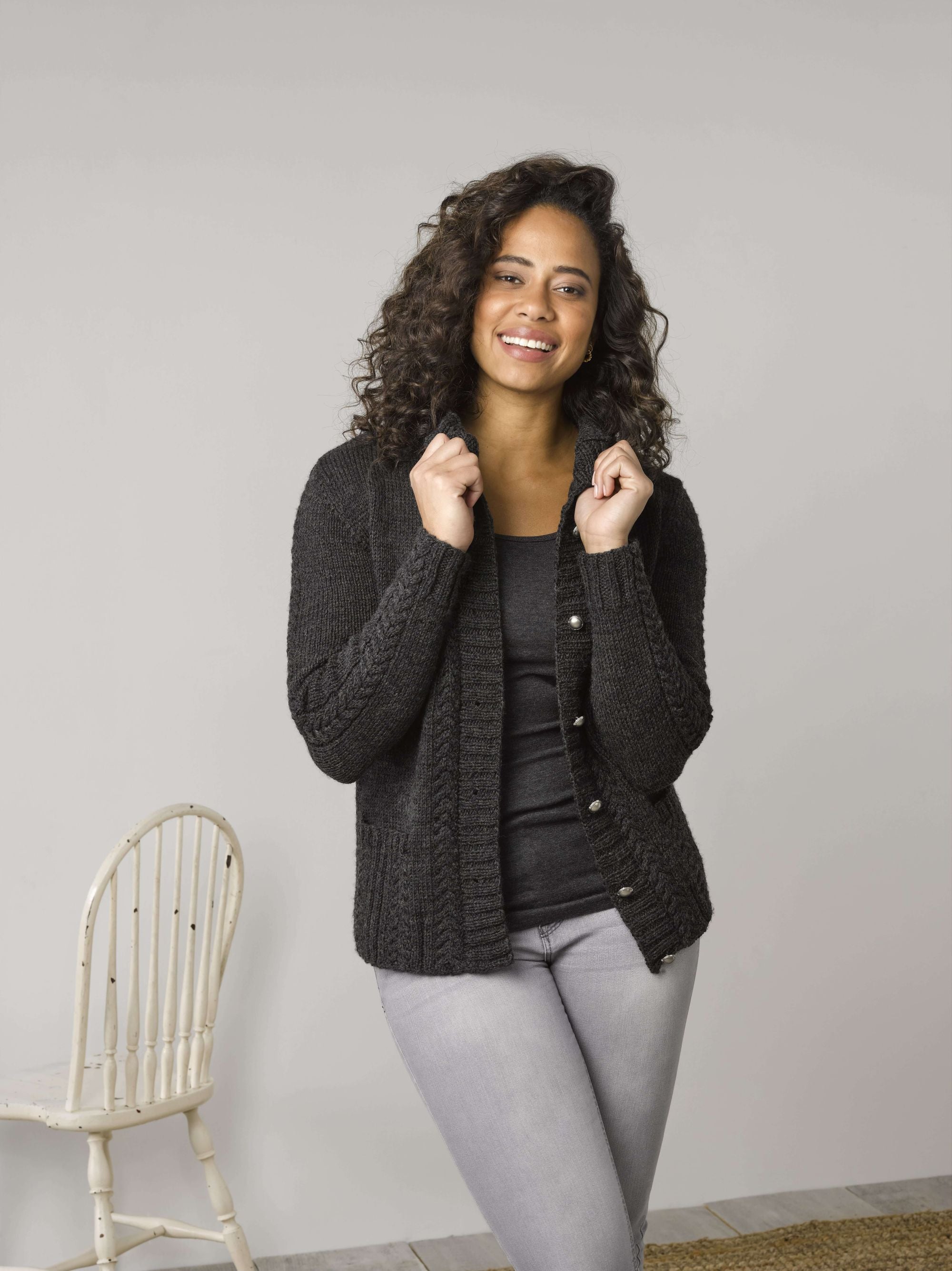 Tahki Yarns Darby Cardigan Knitting Pattern