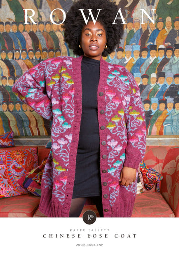 Rowan Chinese Rose Coat Knitting Pattern