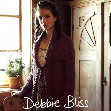 Debbie Bliss Cabled Coat Knitting Pattern
