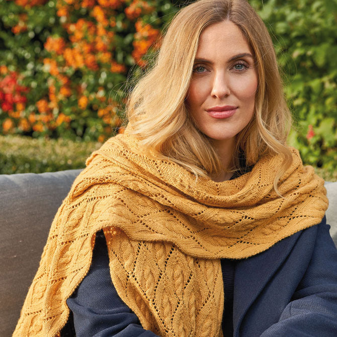 Rowan Bonaire Wrap Knitting Pattern