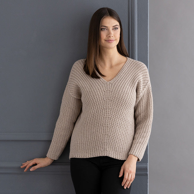 String Angela Pullover Jumper Knitting Pattern