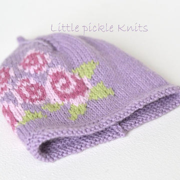 Baby Beanie 'Little Rose'