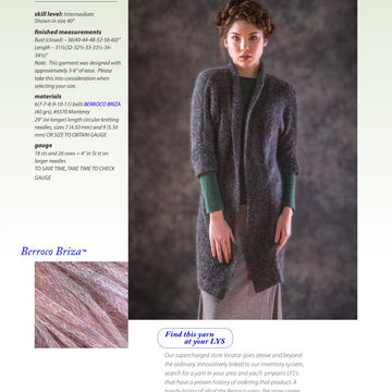 Berroco Cardenas Cardigan Knitting Pattern
