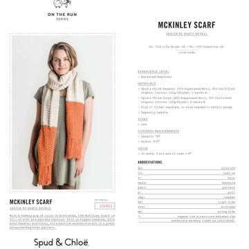 Mckinley Scarf Knitting Pattern