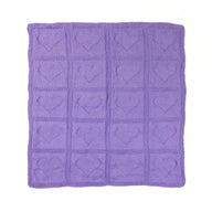 Deramores Heart Motif Blanket Knitting Pattern