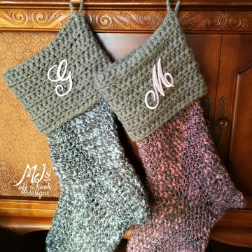 Bulky & Quick Tree Skirt and Stocking Set