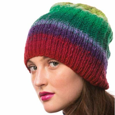 Noro Slouchy Beanie Hat Knitting Pattern