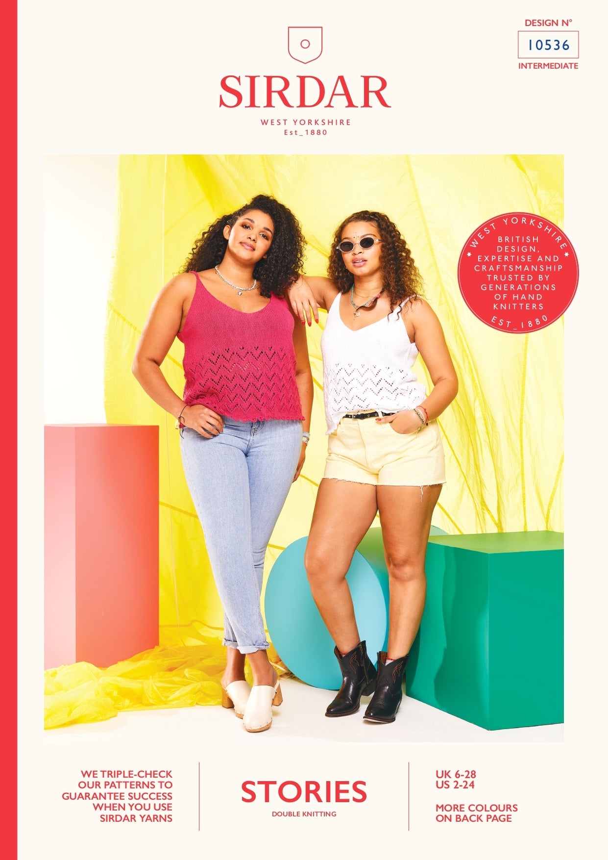 Sirdar Sundowner Sessions Vest Top Knitting Pattern