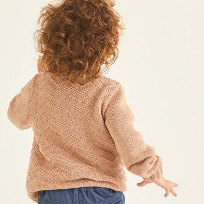 Sirdar Chevron Pullover Jumper Knitting Pattern