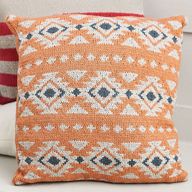 Rowan Combe Cushion Homeware Knitting Pattern