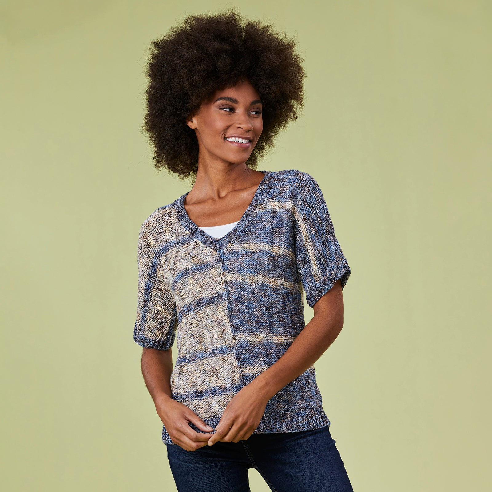 Tahki Yarns Monterey Tee Knitting Pattern