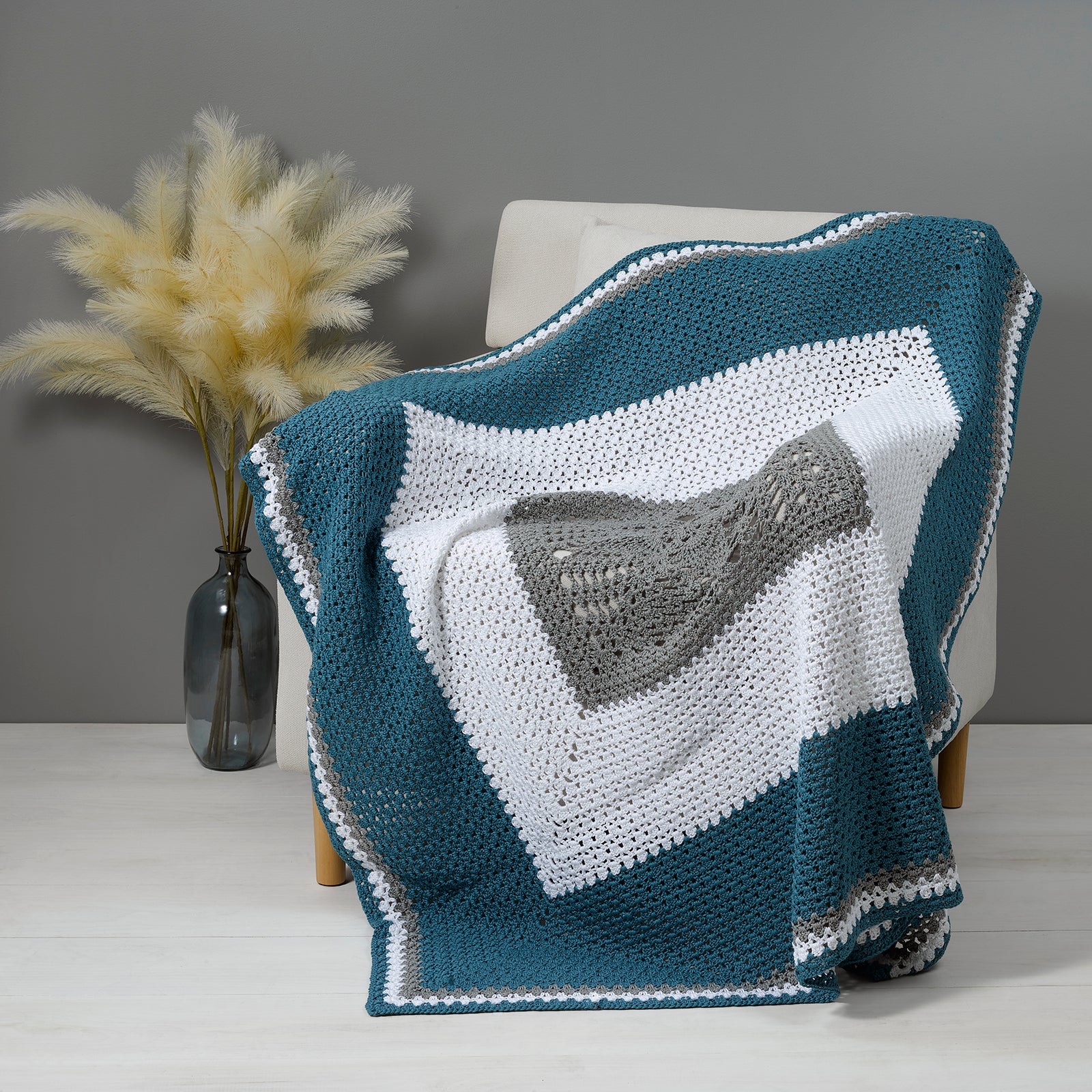 Tahki Yarns Havens Crochet Blanket Wrap Pattern Pattern